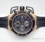 Replica Audemar Piguet Survivor Chronograph Watch Rose Gold Case